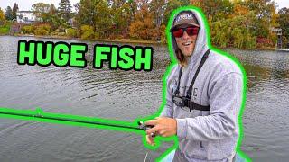 Catching GIANT Michigan Bass in SECRET Lakes - Fall Bass Fishing 2020