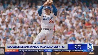 Dodgers legend Fernando Valenzuela dies at 63