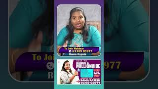 Financial Planning for Your Better Future | Become A Millionaire in Your Life | Rama Rajesh |SumanTV