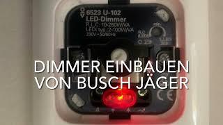 Dimmer einbauen von Busch-Jäger