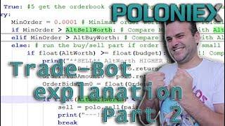 Poloniex Trade Bot - Script explanation part 2