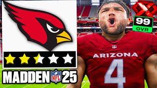 Drafting CAM SKATTEBO ! -- Realistic Rebuild of the Arizona Cardinals | Madden 25