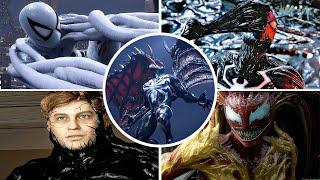 All Symbiote Transformation Scenes (2023) Spider-Man 2 PS5 4K 60FPS (Venom, Scream, Anti-Venom etc)