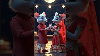 Mouse Love Story ️ || karva chauth per || #short #mouse #love #funny #ai