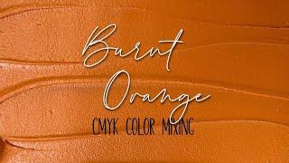 Color Theory - Burnt Orange Icing