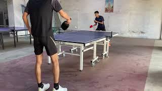 Forehand loop table tennis top spin