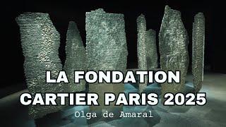 Olga de Amaral, Fondation Cartier pour l'art contemporain, Paris 2025, RÉTROSPECTIVE, 4K