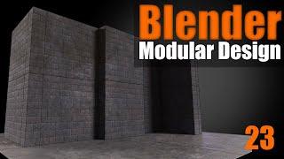 Blender Modular Design - 23 Texturing Exterior Walls 01