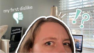 getting my first dislike! || vulnerability, starting a channel, & being seen || knit n' chat