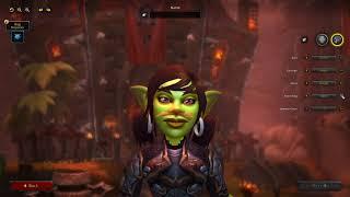 World of Warcraft Shadowlands Character Creation Goblin Female