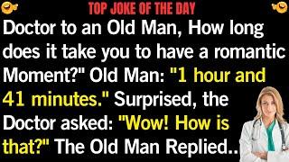  joke of the day | The Elderly Husband's Dilemma: A Hilarious Twist in the Doctor’s Office #humor