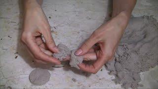 ASMR Brookstone Kinetic Sand Magic!