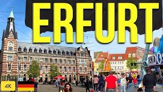 Erfurt Germany 4k / Erfurt Frühlingsfest 2024 / Erfurt Spring Walk / #erfurt #citywalkingtour