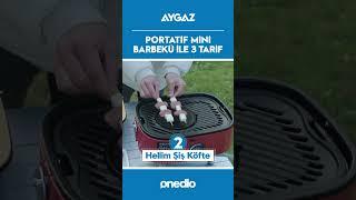 Portatif Mini Barbekü ile 3 pratik tarif! 