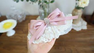 에일린리본공예DIY409 구상부터재단까지 리본핀을 만드는 과정과 방법 how to make lovely ribbonbow  diy craft tutorial蝴蝶结手工教程