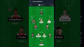 Inter Milan vs Arsenal UCL Match | Dream11 Prediction | Dream11 Team | Dream11 | INT vs ARS