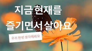 "현재를 즐기면서 살아요" 행복하게 사는법  [마음 힐링 /마음 치유] | 마인드 힐링  MIND HEALING