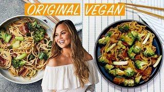 Chrissy Teigen’s Pad Thai Carbonara Recipe Made Vegan | The Edgy Veg