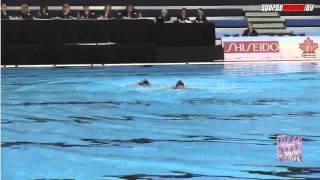 Sion Ormond/Joelle Zavitz (Aretaic Synchro) Duet Junior Preliminary Shiseido Canadian Open 2015