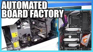 How Motherboards Are Made (2019) | Taiwan Automated Factory Tour, ft. Gigabyte