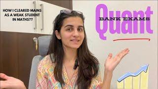 How I did Quant from basics to mains level || Bank exam quant ||