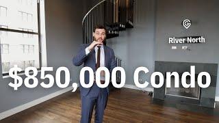 $850,000 in River North | Downtown Chicago Real Estate Tour