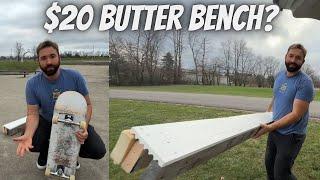 Cheap $20 DIY butter bench skate box