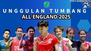 DAFTAR UNGGULAN TUMBANG DI 32 BESAR ALL ENGLAND 2025 #allengland2025