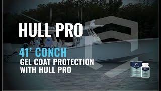 Armus Hull Pro Application on 41’ CONCH by Marine Armour