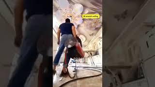 3d stretch ceiling in india, amazing,   youtube, shorts, wallpaper, 3d ceiling &floor, #satisfying