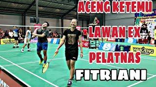 EX PELATNAS FITRIANI KALAH SAMA ACENG PEMAIN TARKAM|| Aceng /Bos Yanto vs Fitriani / Acong