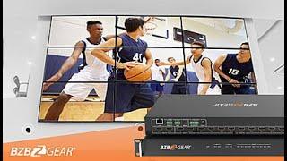 Create Stunning Video Walls with BZBGEAR's BG-UHD-VW29 4K Processor