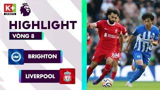 BRIGHTON - LIVERPOOL: MAC ALLISTER TRI ÂN, SALAH XUẤT SẮC, ROBERTSON "BÁO" | NGOẠI HẠNG ANH 23/24