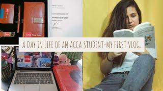 A Productive Day In a life of an ACCA student& topper. I Study Vlog for FR & AA  