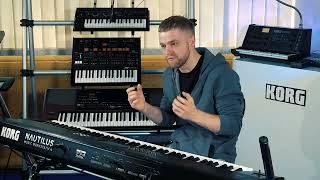 Zak Craner and the Korg Nautilus on tour with Louis Tomlinson