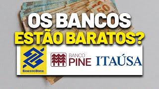 30% de DESCONTO nos BANCOS? Brasil: bolsa mais BARATA do MUNDO? BBAS3, ITUB3, BAZA3, PINE4 e mais