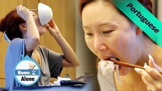 Hwasa engole a comida na velocidade da luz [Home Alone Ep 354]