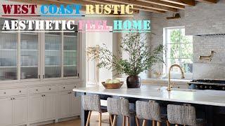 West Coast Rustic Aesthetic Feel of Woodland Hills Home Interiors by Amber Interiors