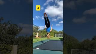 1, 2, 3, or 4 ?  #trampoline #gymnast #gymnastics #tumbling