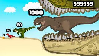 Growing THE STRONGEST DINOSAUR!