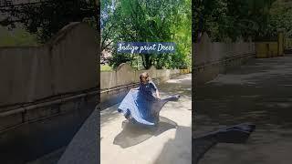 Indigo print dress #trending  #shorts #ytshorts ##shortvideo #shortsfeed #viralvideo #trendingshorts