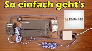 Enphase PV Anlage selber bauen und und einrichten. Einfacher geht es nicht !