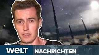 KRIEG IN NAHOST: Raketenregen in Tel Aviv! Iran startet Angriff auf Israel | WELT STREAM