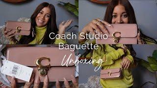 NEW: Coach Studio Baguette + Unboxing|Latte|First Impression