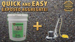 Quick And Easy Exposed Aggregate