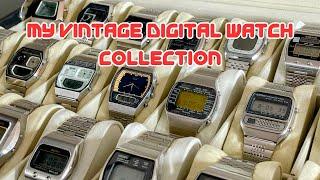 My Vintage Digital Watch Collection -  1970s-80 Nostalgia Fest !