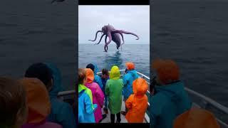 Field Trip Surprise - Students Encounter a Giant Sea Monster on Gulf of Mexico Research Adventure