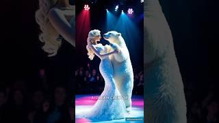 Incredible! The Ice - field Messenger and the Graceful Dancer on Stage #agt #magic #talent #short