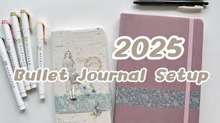 2025 Bullet Journal Setup  Plan With Me  Simple and Easy Bujo Setup