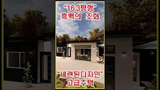 16.3평단층 주택#shorts #전원주택 #인테리어 #경량목조 #경량철골 #데크 #housedesign #대전전원주택 #housedesign #build #3d #목조주택